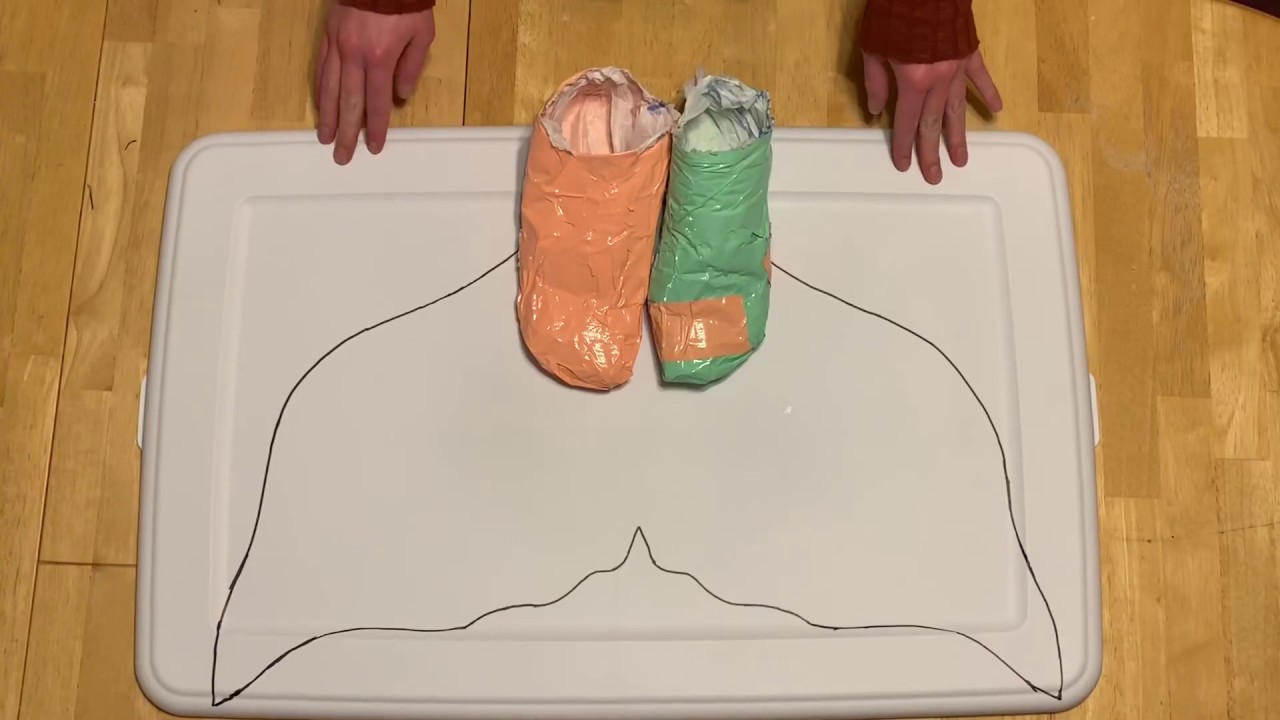 How to: DIY swimmable Easy duck tape monofin