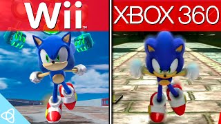 Sonic Unleashed - Wii/PS2 vs. Xbox 360/PS3 | Side by Side