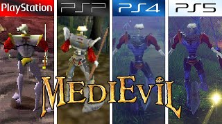 MediEvil (1998) PS1 vs PSP vs PS4 vs PS5 (Graphics Comparison)
