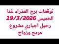 توقعات برج العذراء غدا الخميس 19 3 2026 رحيل اجباري مشروع مربح وزواج