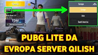 EVROPA SERVER QILISH // PUBG LITE // KIBER GAMING