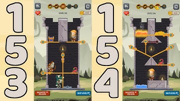 How to Loot - Pin Pull & Hero Rescue Level 153 & 154