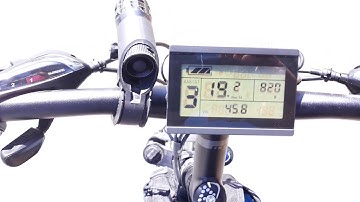 KT LCD3 now showing improved motor power in watts of TSDZ2 950W mid drive motor