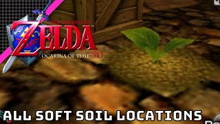 All Soft Soil Locations | The Legend of Zelda: Ocarina of Time 3D screenshot 4