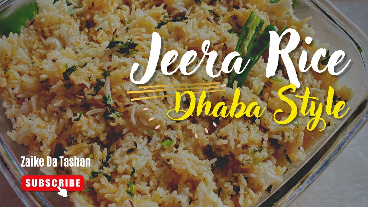 Jeera Rice Recipe Dhaba Style Khila Khila Jeera Rice in Hindi