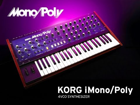 KORG iMono/Poly The BIG Soundtest for the iPad