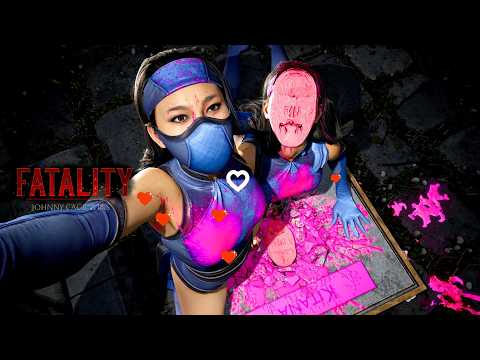 MK1 Kitana Klassic Performs All Fatalities on Kitana Klassic
