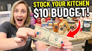 The Ultimate $10 Kitchen Stock Up Plan Anybody Can Do!