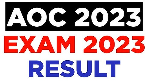 aoc result latest update|aoc material assistant result|aoc material assistant result date|aocresult