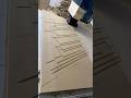 METAL MERDİVEN KALIBI İŞLEME #asmr #interiordesign #wooddesigner #home #cncmill #woodworking