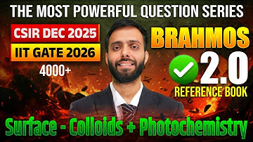Surface and Photochemistry - BRAHMOS 2.0 🚀 | CSIR Dec 2025  IIT GATE 2026 #chemicalsciences