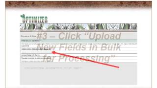 upload soil data
