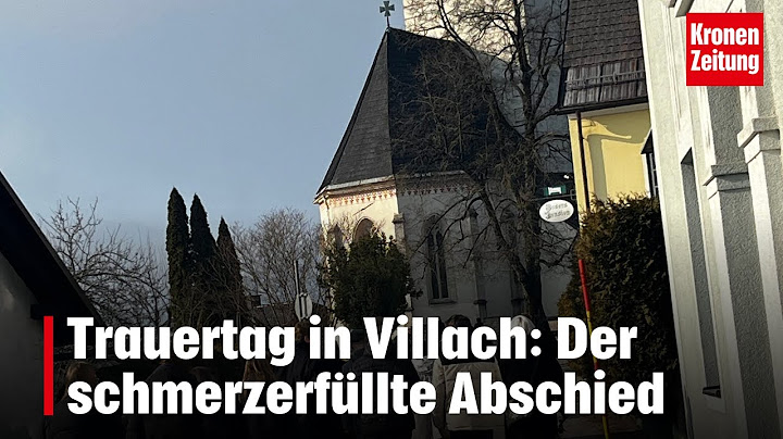 Trauertag in Villach: Der schmerzerfüllte Abschied | krone.tv NEWS