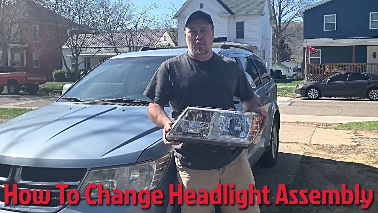 How To Change The Headlight Assembly On A 2013 3.6L SXT Dodge Journey YouTube