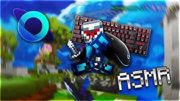 Using the NEW ONIX CLIENT UPDATE to win Skywars! (Keyboard and mouse sounds) (ASMR)