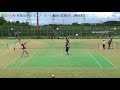 2018年 西日本ソフトテニス選手権 一般男子 準決勝 増田・九島(和歌山県庁・ミズノ) 対 船水・広岡(NTT西日本)