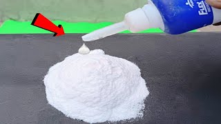 super glue and baking soda ! pour glue on baking soda and amaze with results | wood vs baking soda