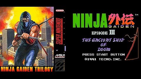 Ninja Gaiden Trilogy Part 3 With Shinobi Series Tracks By DarthVaderX [SNES MSU-1 Hack].