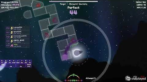 Backyard Sabctuary-Tanger by CausticLime All Strict Clear | ADOFAI