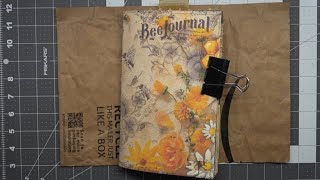 Buzzing Bee Journals 9 - Recycled Shipping Envelope - Beautiful Fabrics, One Soft Journal Cover screenshot 5