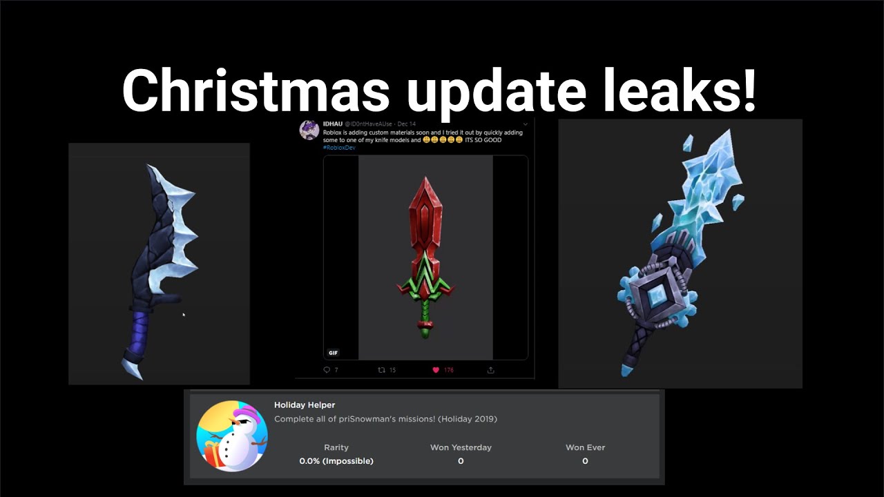 Roblox Assassin Christmas Update Leaks Youtube - roblox assassin leaks