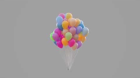 Houdini Vellum balloons (scene file)
