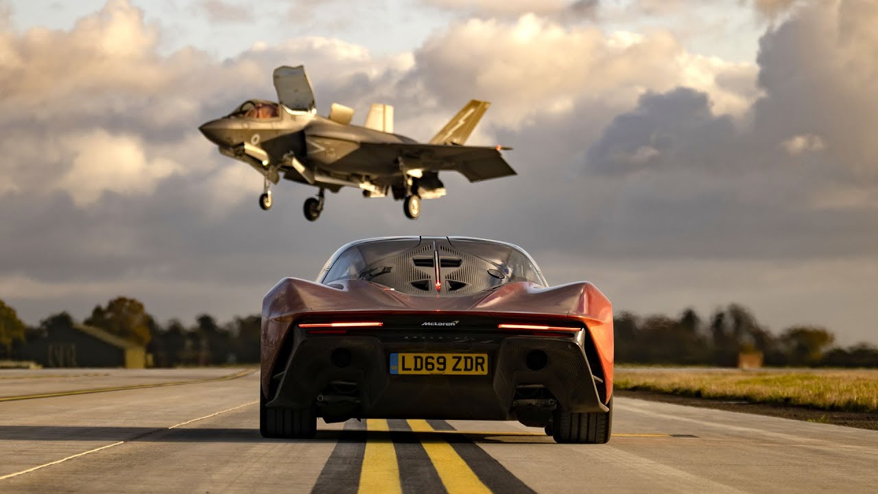 PREVIEW: F35 Jet vs McLaren Speedtail | Top Gear