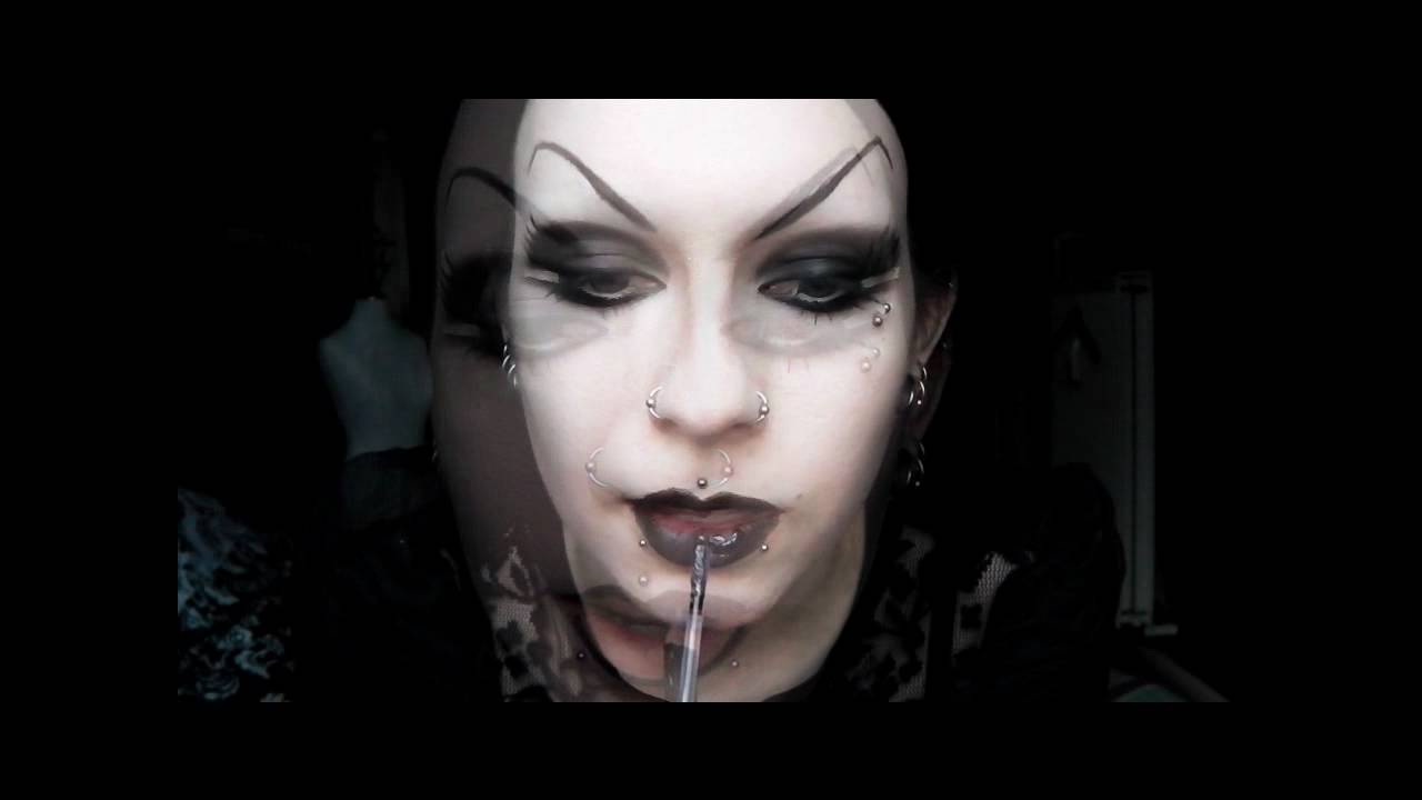 Heavy Gothic Make Up Style Tutorial YouTube