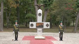 В Полоцке в парке на Кургане Бессмертия открылся памятный знак в честь пограничников всех поколений