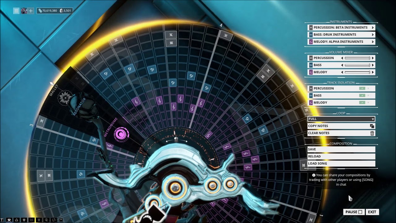 Warframe Mandachord: I'm Not Your Friend (Ruby Friedman Orchestra, Double Shot)