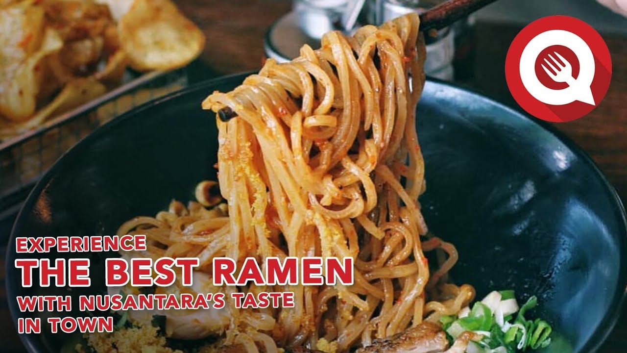Experience The Best Ramen with Nusantara's Taste in Town - YouTube