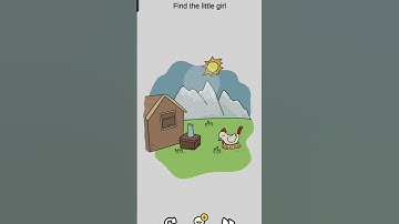 #brain Out Level No 01 Find The Little Girl #walkthrough #solutions #viral #video #subscribe #shorts