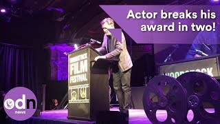 Famous Actor breaks award moments after winning it Wealth