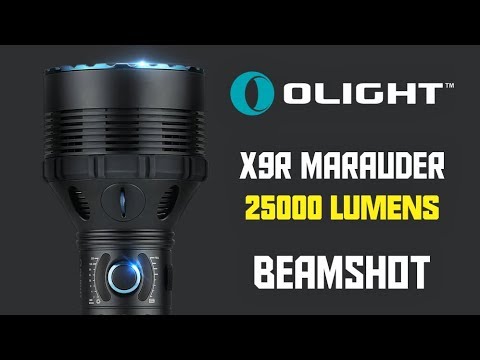 Seberapa Terang 25000 Lumens? Olight X9R Marauder Beamshot