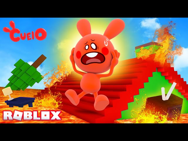 CUEIO: O chão vai cair! (Roblox)  Color Block Gameplay em Desenho