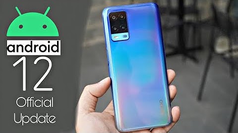 Oppo A54 Android 12 Official Update