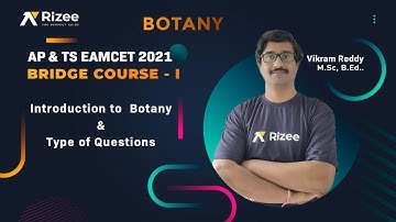 Introduction to  Botany  & Type of Questions |Botany| EAMCET| Agriculture |AP EAPCET|TS EAMCET