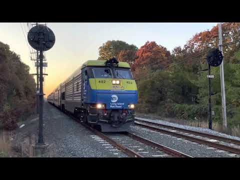 A glorious Autumn day on the Montauk Branch with plenty of spaghetti and meatballs. 4K. 11/9/21