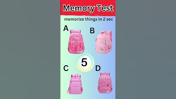 Memory Test part 2|| quiz
