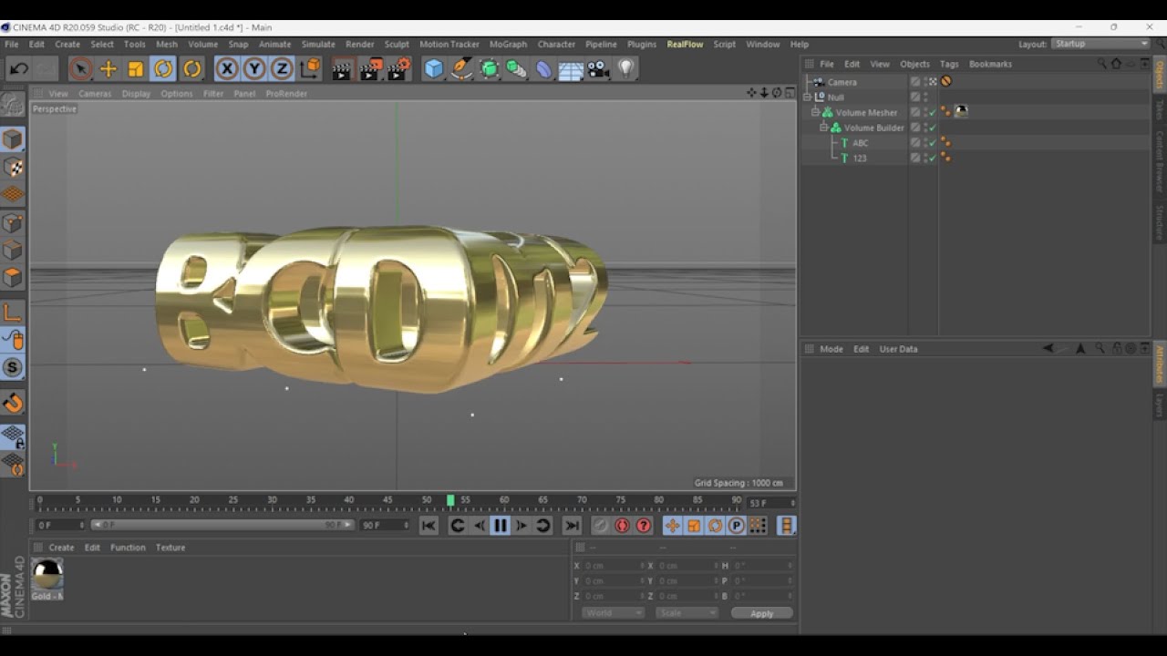 How to create Text Illusion in Cinema 4D Tutorial - YouTube
