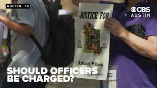 Protesters urge Travis County DA to charge officers in fatal shooting of 17-year-old