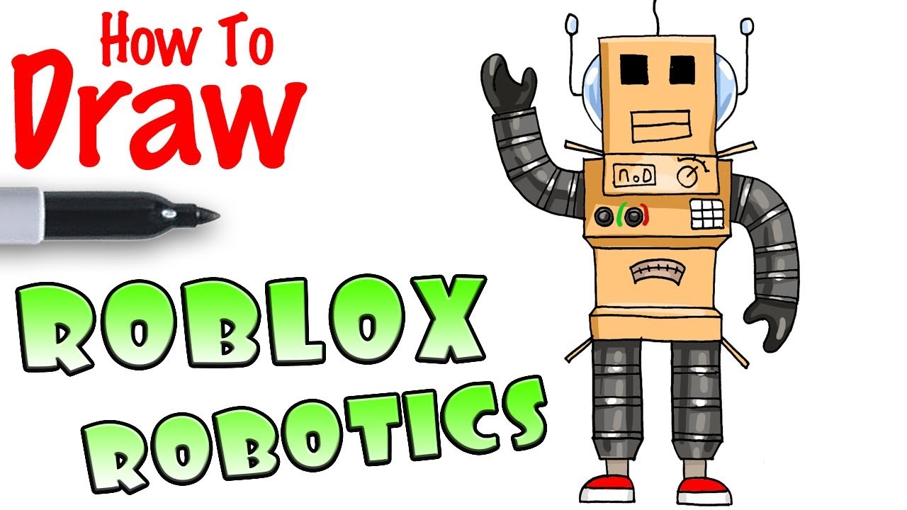 How To Draw Robotics Roblox - how to draw roblox characters step by step how to draw