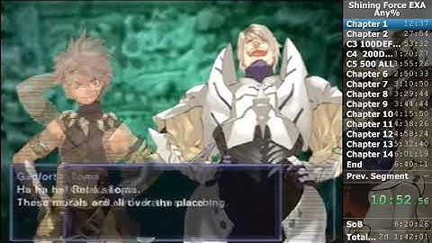 Turbo Turbos Without Turbo: Shining Force EXA Any% (5:59:21)