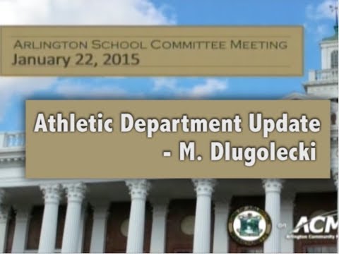 Athletic Department Update - January 22, 2015