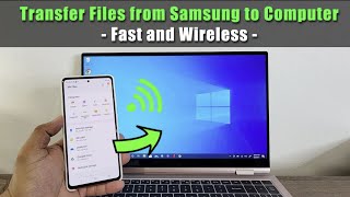 All Samsung Galaxy Phones: How To Wirelessly Transfer Files, Photos, Videos to Windows 11 or 10 PC by sakitech 25,169 views 1 month ago 6 minutes, 5 seconds