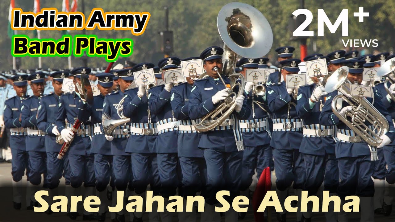 Sare Jahan Se Achha  Indian Army Band Plays  Sare Jahan Se Acha Band Music  Desh Bhakti Band Song