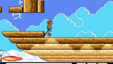 SMB3 for Super Mario All-Stars Custom Level #444 - Ship Outskirts #4