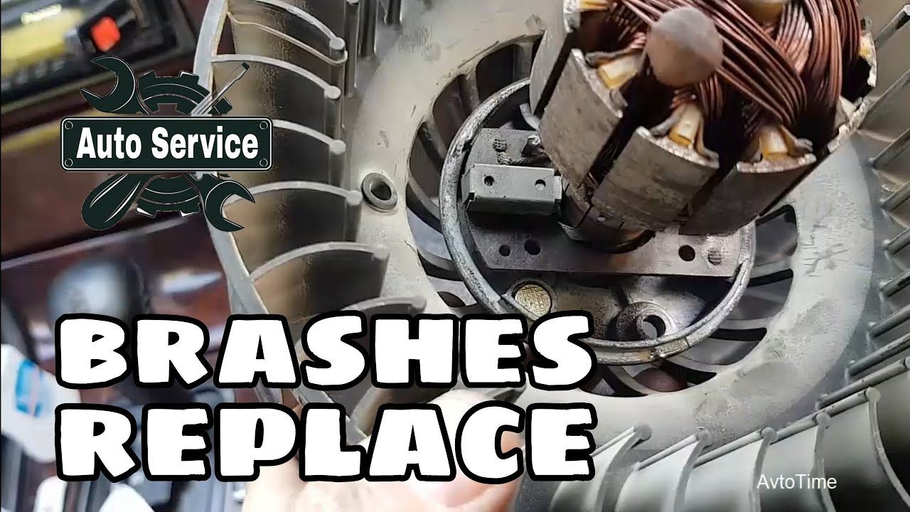Heater Blower Motor Brushes Replacement of Mersedes w210 YouTube