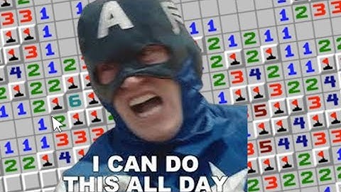 108 mines on Minesweeper Expert mode - watch me screw up and make bad  guesses for an hour :