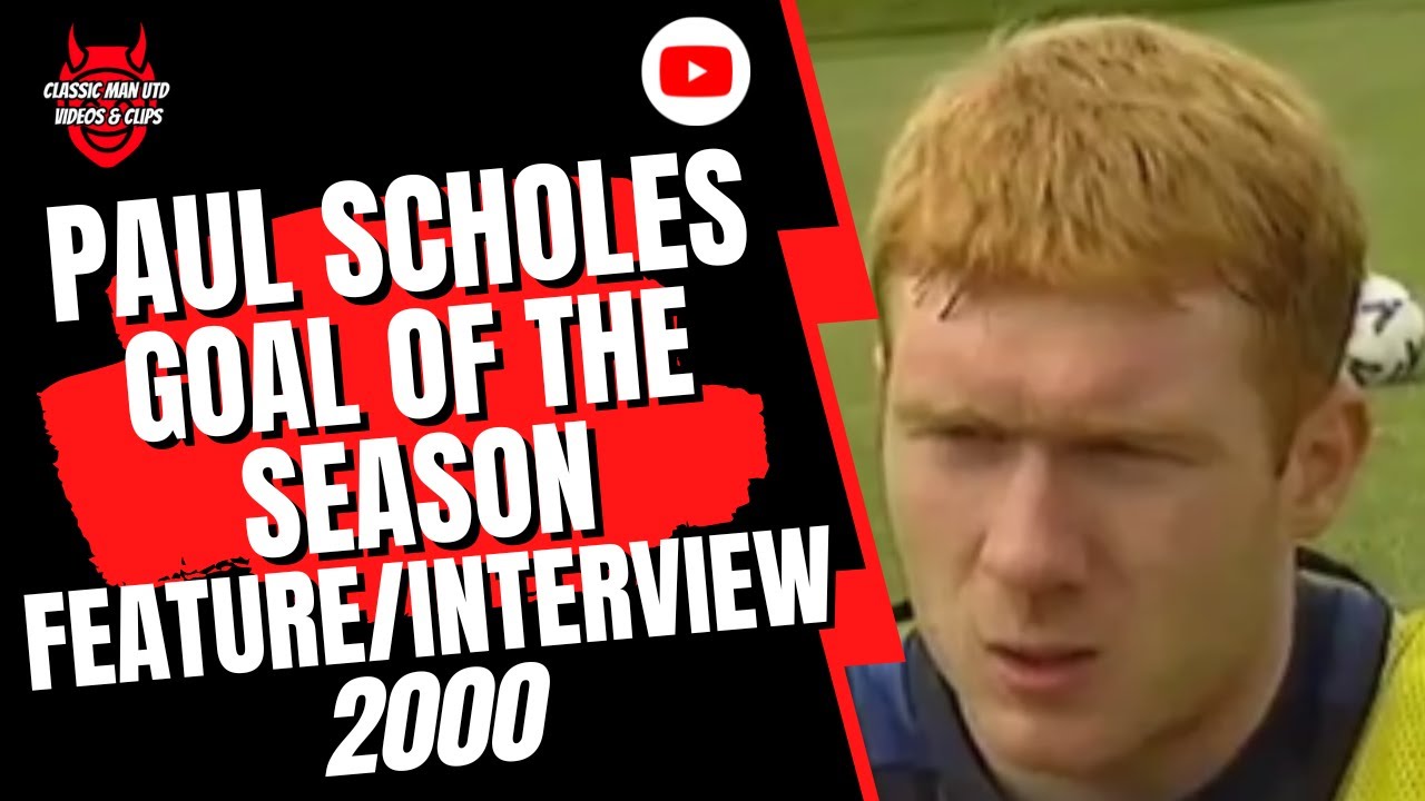 My Perfect Player feature with Man Utd legend Paul Scholes